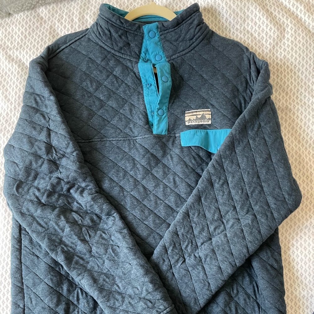 Patagonia organic cotton snap pullover